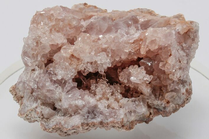 1.5" Beautiful, Pink Amethyst Geode Section - Argentina